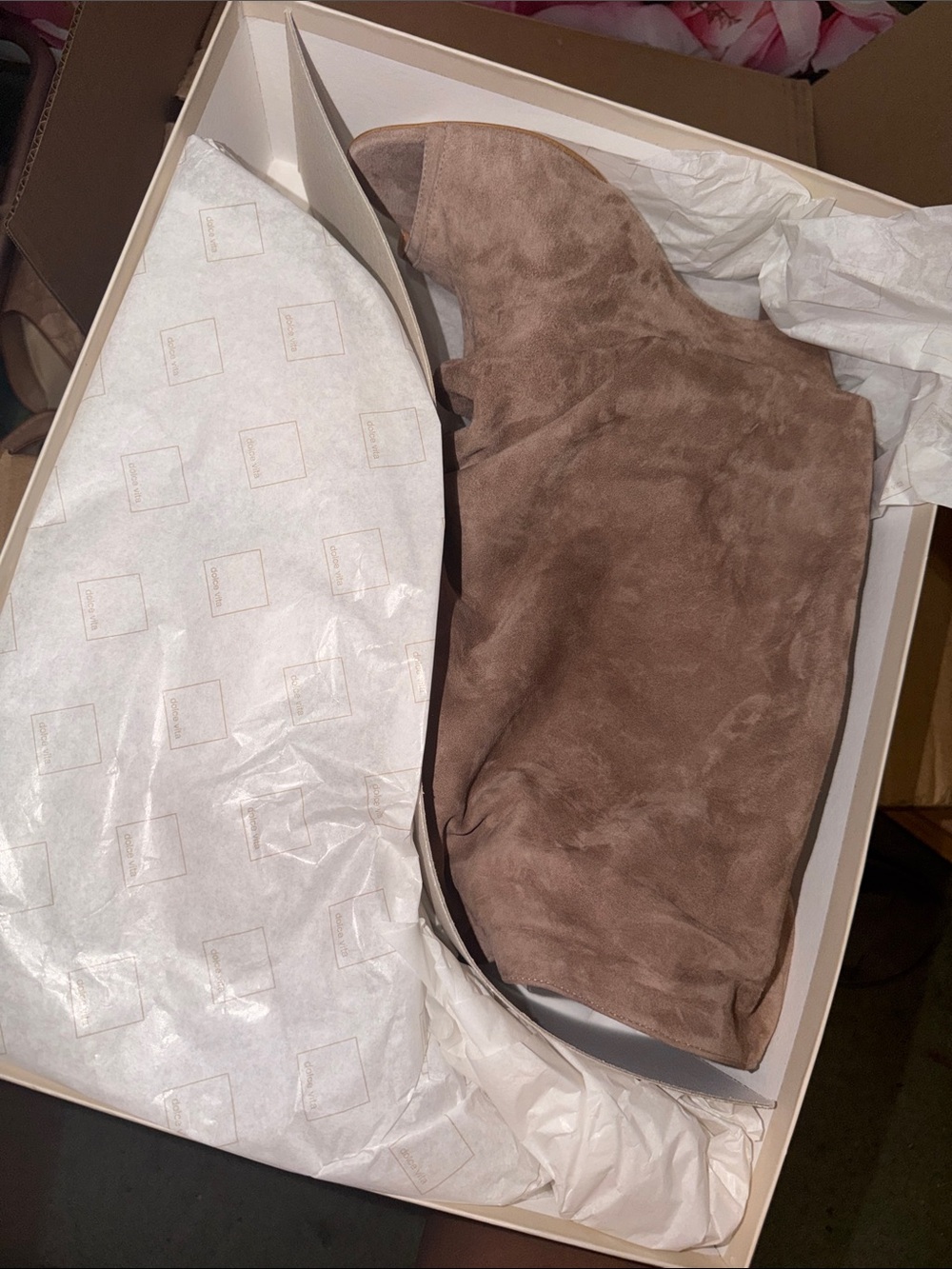 Dolce Vita Taupe Clyff Boots size 10 - Picture 3 of 5
